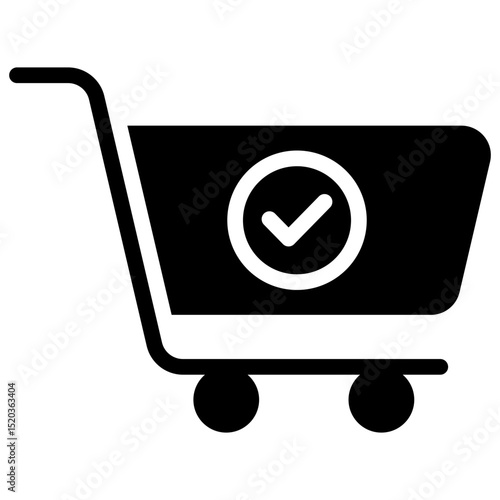 Cart Icon Black Solid