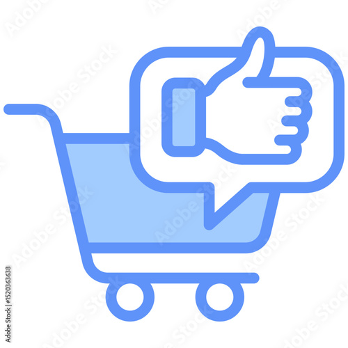 Feedback Icon Outline Blue