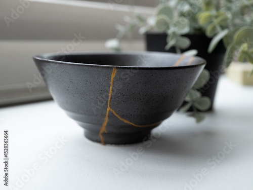 side of cracked bowl
