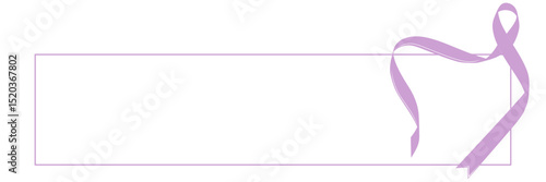 ribbon illustration for a Sarcoma Awareness