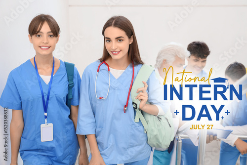 Female medical students on ...