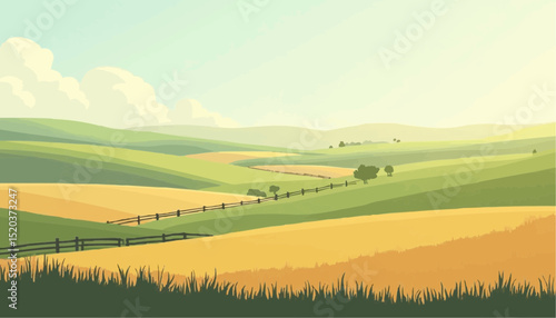 Scenic Rolling Hills Landscape