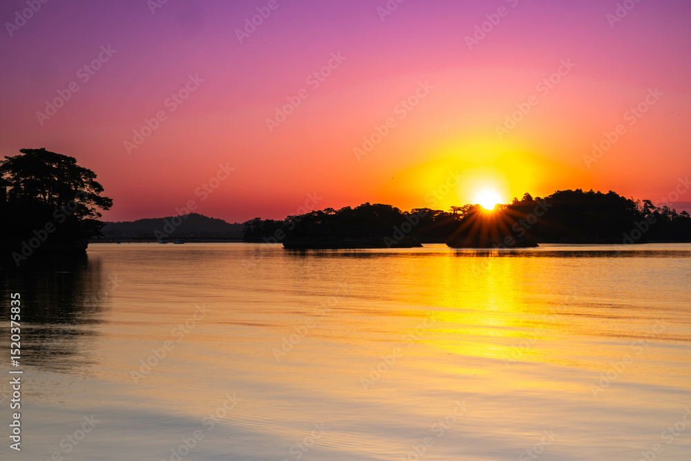 Fototapeta premium ６月の松島浪打浜