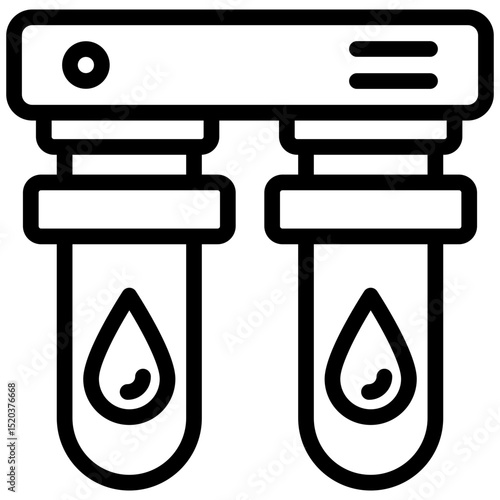 Water Purifier Icon Outline