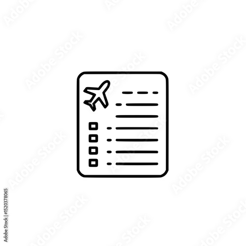 Travel Itinerary Checklist