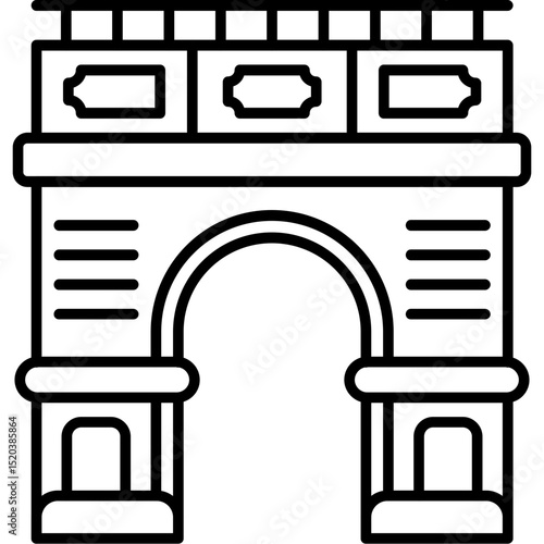 Triumphal arc Icon