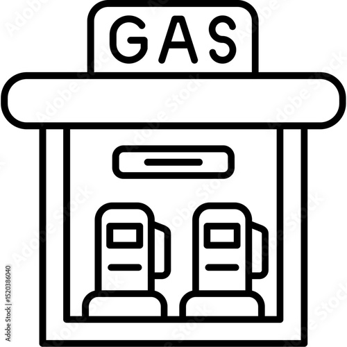 Gas station Icon