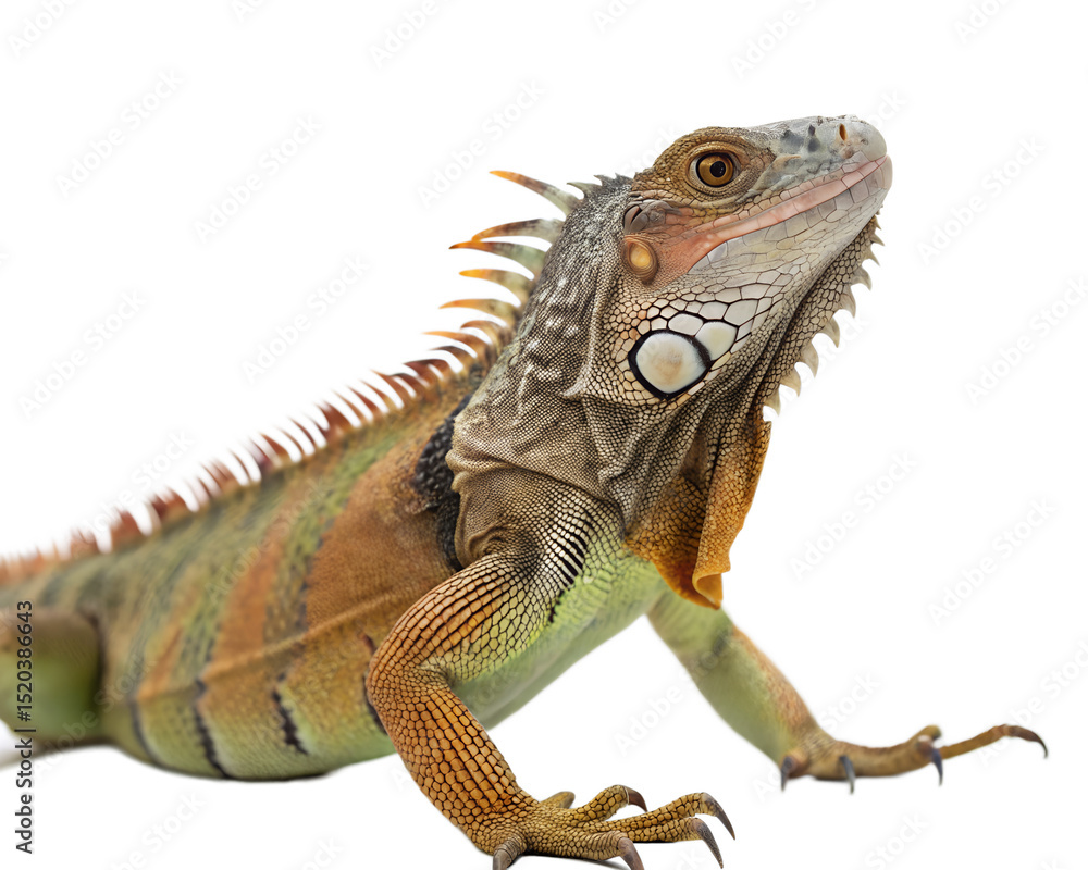 Fototapeta premium iguana isolated PNG or JPEG Background