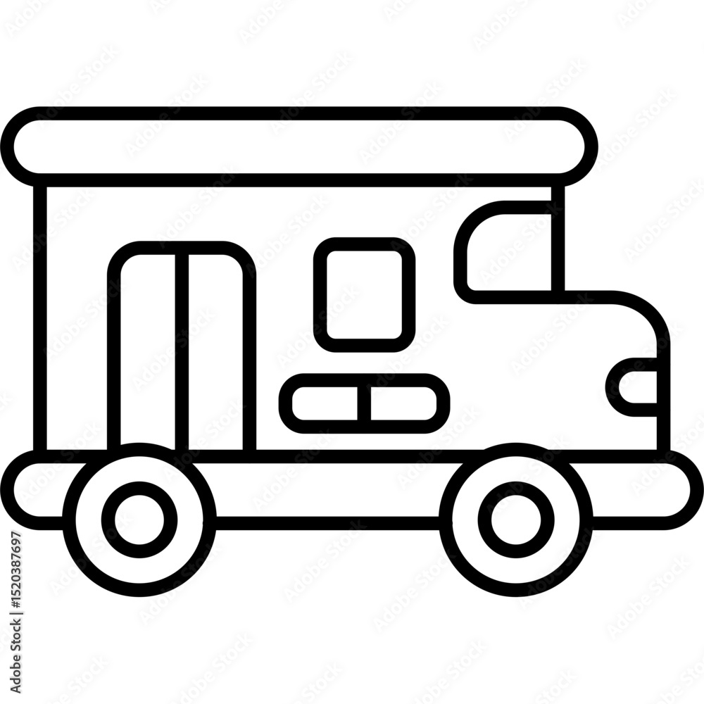 Naklejka premium Bus Icon