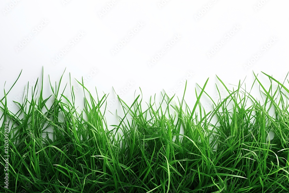 Obraz premium Vibrant Green Grass. Exploring the Beauty of Nature's Organic Landscape