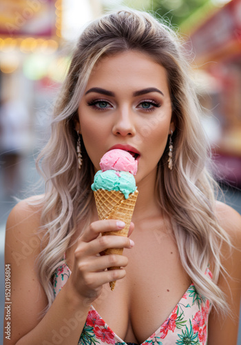 Whispers of Sunlight and a Creamy Ice Cream