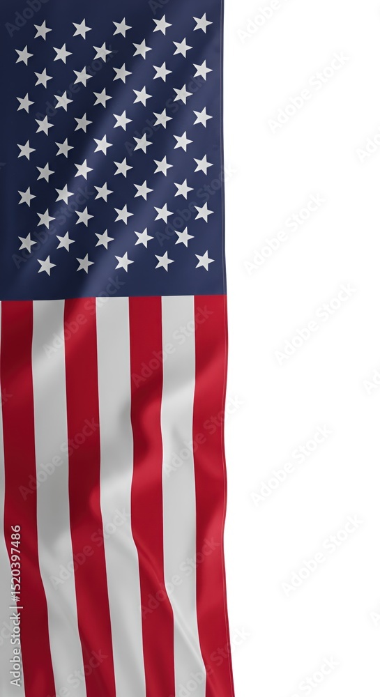 Obraz premium American Flag Symbol of Freedom and Patriotism