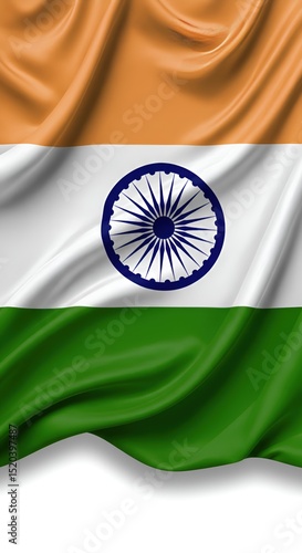 India Flag Symbol of National Pride  Heritage  and Unity