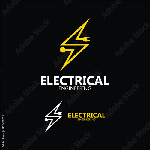 electrical engineering logo vector