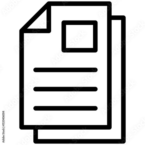Letter Icon Outline