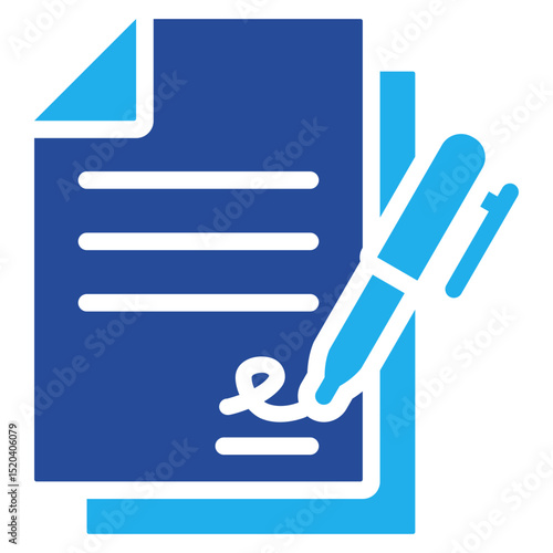 Signature Icon Dual Tone Color