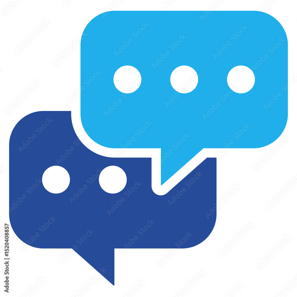 Chat Icon Dual Tone Color Chat Icon Dual Tone Color