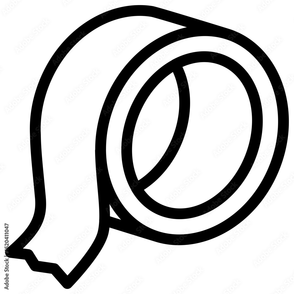 Tape Icon Outline Tape Icon Outline