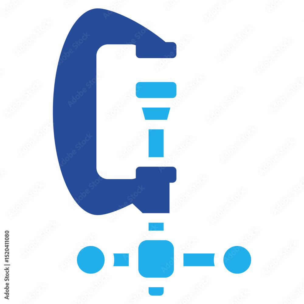 Clamp Icon Dual Tone Color Clamp Icon Dual Tone Color