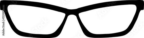 Rectangle Eyeglasses Frame With Flat Top Bar