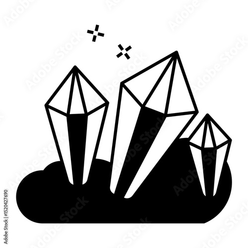 crystal meth black icon