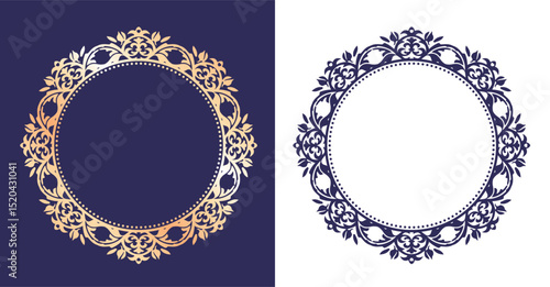 Antique Frame Design Collection: Vintage Decorative Frame Set