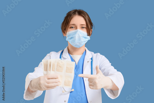 Female doctor in medical ma...