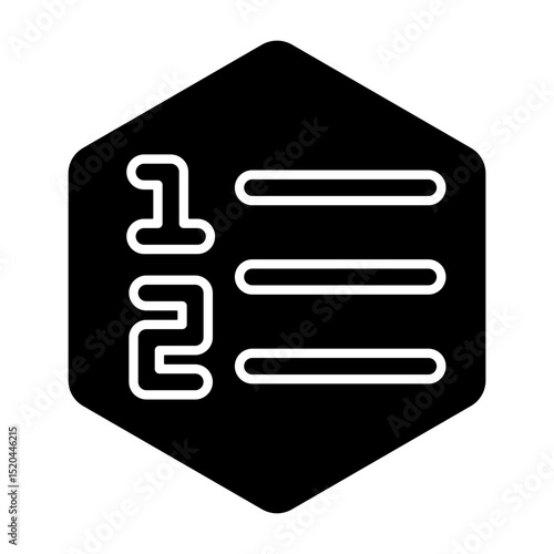List Ordered Icon