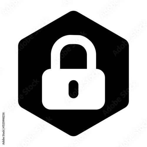 Lock Icon for Data Privacy and Security