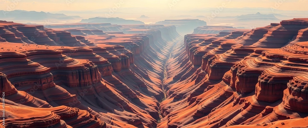 Abstract layered canyon landscape vector illustration Perfect for backgrounds, banners, and typography projects, mountains, nature Abstract layered canyon landscape vector illustration Perfect for backgrounds, banners, and typography projects, mountains, nature