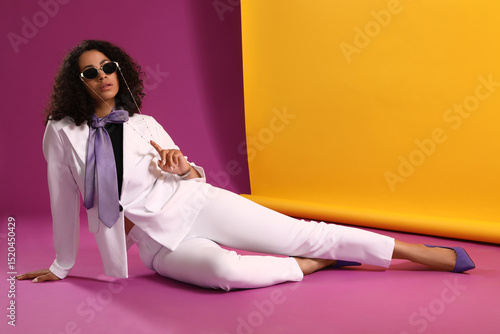 Stylish young African-Ameri...