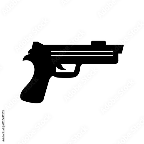 gun icon or logo isolated sign symbol vector simple illustration for web and app..eps