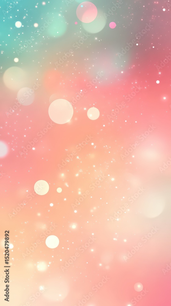 Dreamy Pastel Hues with Bokeh Effect Creates Ethereal and Gentle Abstract Art Dreamy Pastel Hues with Bokeh Effect Creates Ethereal and Gentle Abstract Art