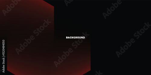 Minimalist Red to the black premium abstract background with luxury dark geometric elements. Exclusive wallpaper design for posters, brochures, presentations, website, etc. - Vector EPS