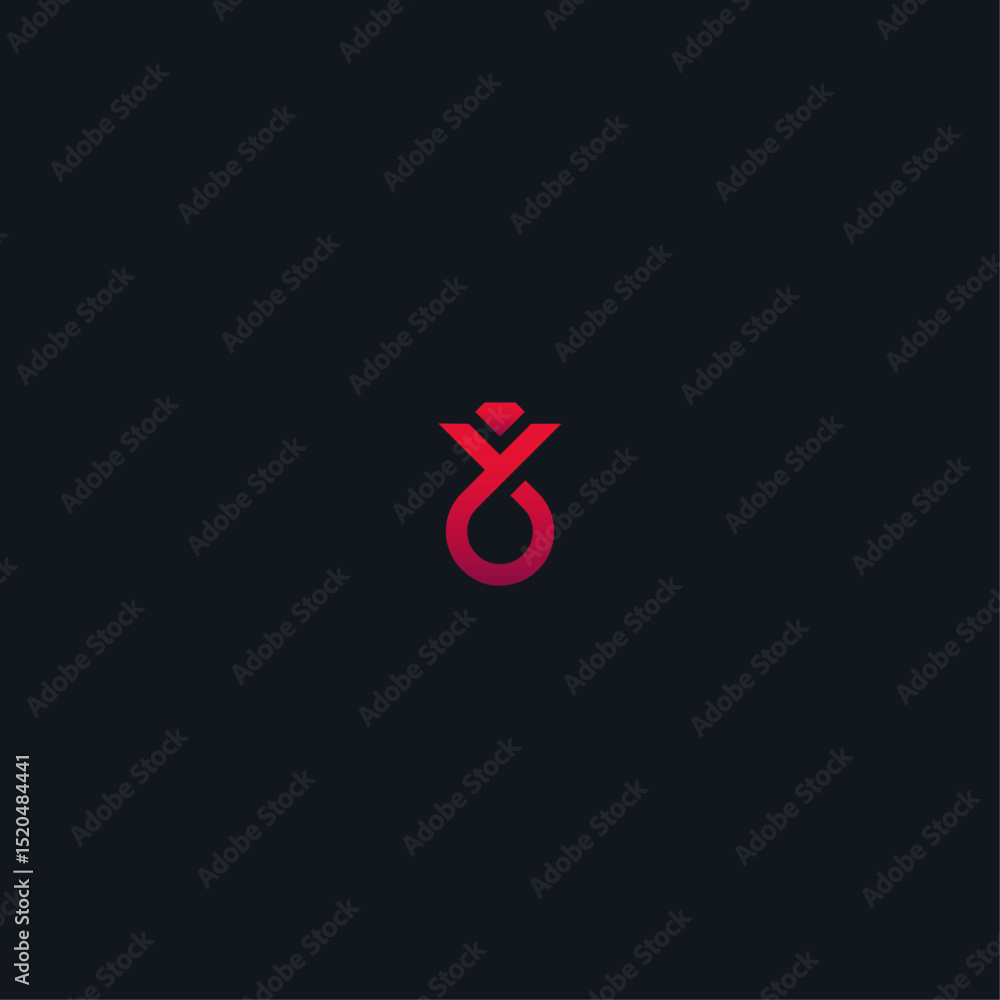 Diamond ring logo icon flat vector design Diamond ring logo icon flat vector design