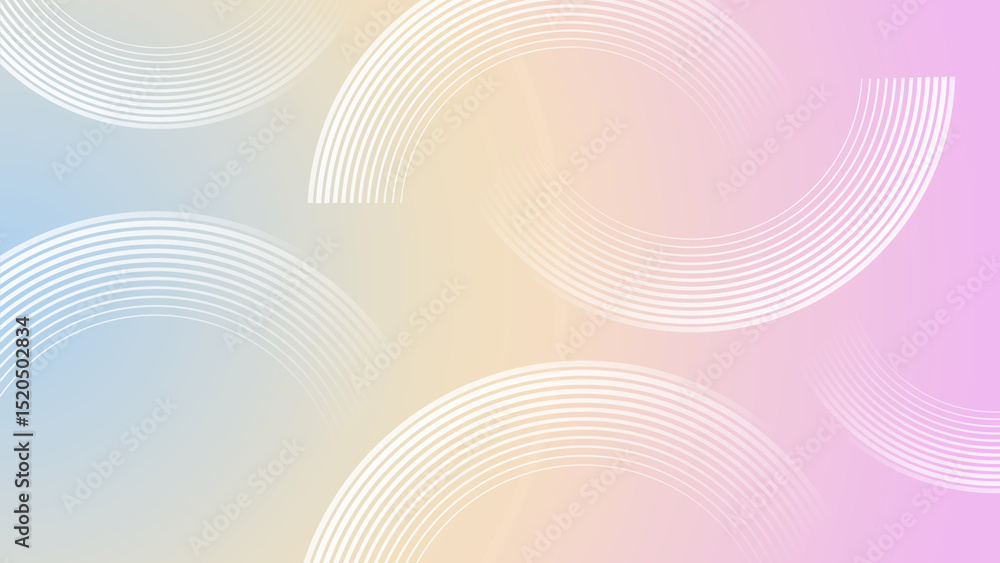 Fototapeta premium Gradient pastel pink yellow patterned desktop wallpaper