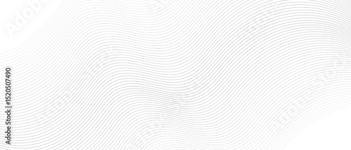 Wallpaper Mural Abstract Background With Wavy lines. Wave line banner. Vector Torontodigital.ca