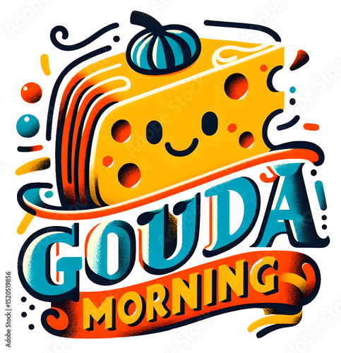 Gouda Morning, typography