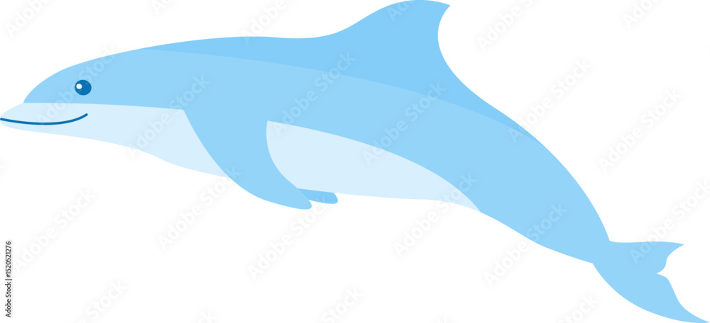 Fototapeta premium Cute Dolpin Illustration