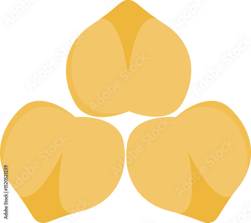 Illustration of a Peanut in Shell
