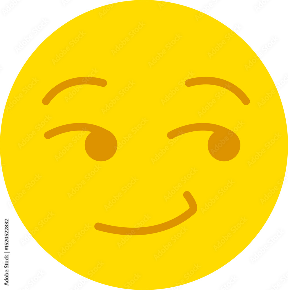 Fototapeta premium Smiley Face Emoticon Illustration