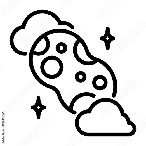 Sponge icon, line icon style