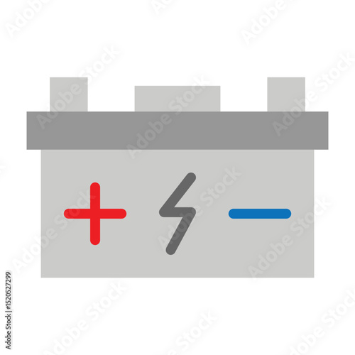 Battery Vector Flat Icon Design