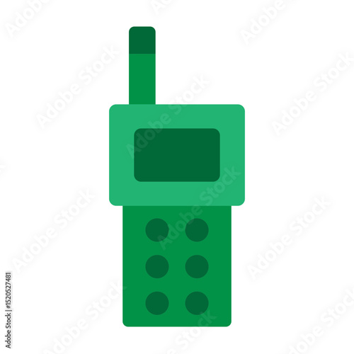 Walkie Talkie Vector Flat Icon Design