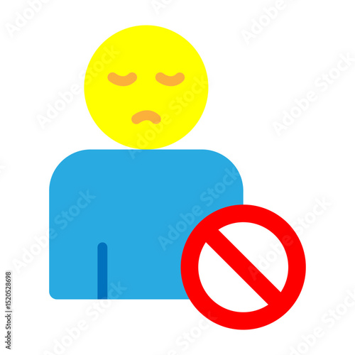 Rejected Vector Flat Icon Design