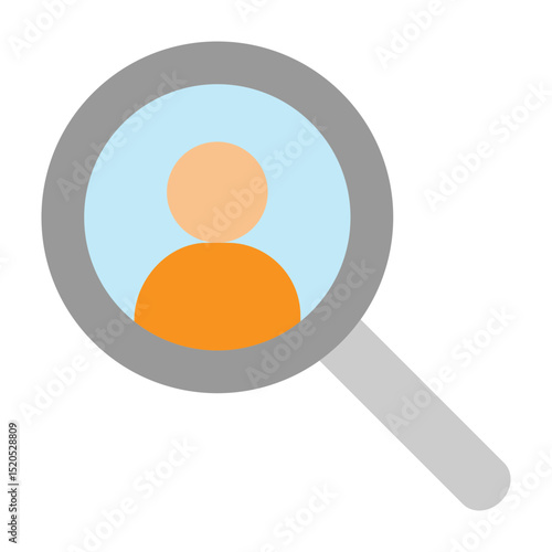 Recruiter Vector Flat Icon Design