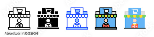 Manager Icon Collection With Multiple Styles
