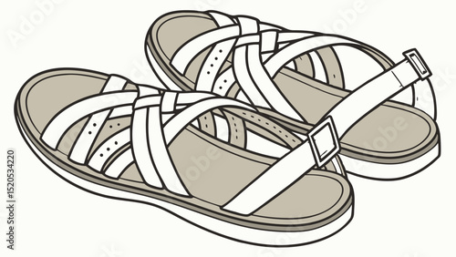 Buy women's summer sandals online stylish white strap sandals footwear fashion trending sandals for women