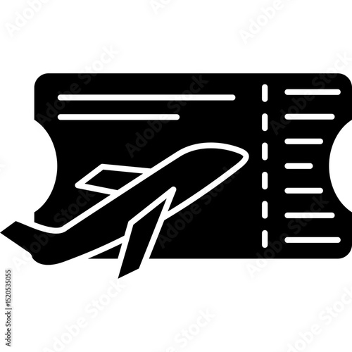 Plane Ticket Icon