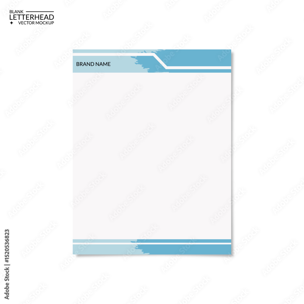 letterhead template with modern vector illustration letterhead template with modern vector illustration